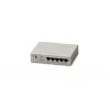 Allied Telesis 5 port 10/100/1000TX unmanaged switch with external power supply EU Power Adapter