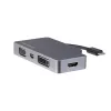 StarTech.com USB C Multiport Video Adapter - Space Gray - USB C to VGA / DVI / HDMI / mDP - 4K USB C Adapter - USB C to HDMI Adapter