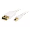 StarTech.com 3m White Mini DisplayPort to DisplayPort Adapter Cable - M/M