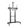 Video seven Height Adjustable PRO TV Cart Up to 100in Size Display