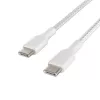 Belkin USB-C to USB-C Cable Braided 1M White