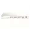 D-Link 28-Port Gigabit PoE Nuclias Smart Managed Switch including 4x 1G Combo Ports 370W (With 1 Year License)